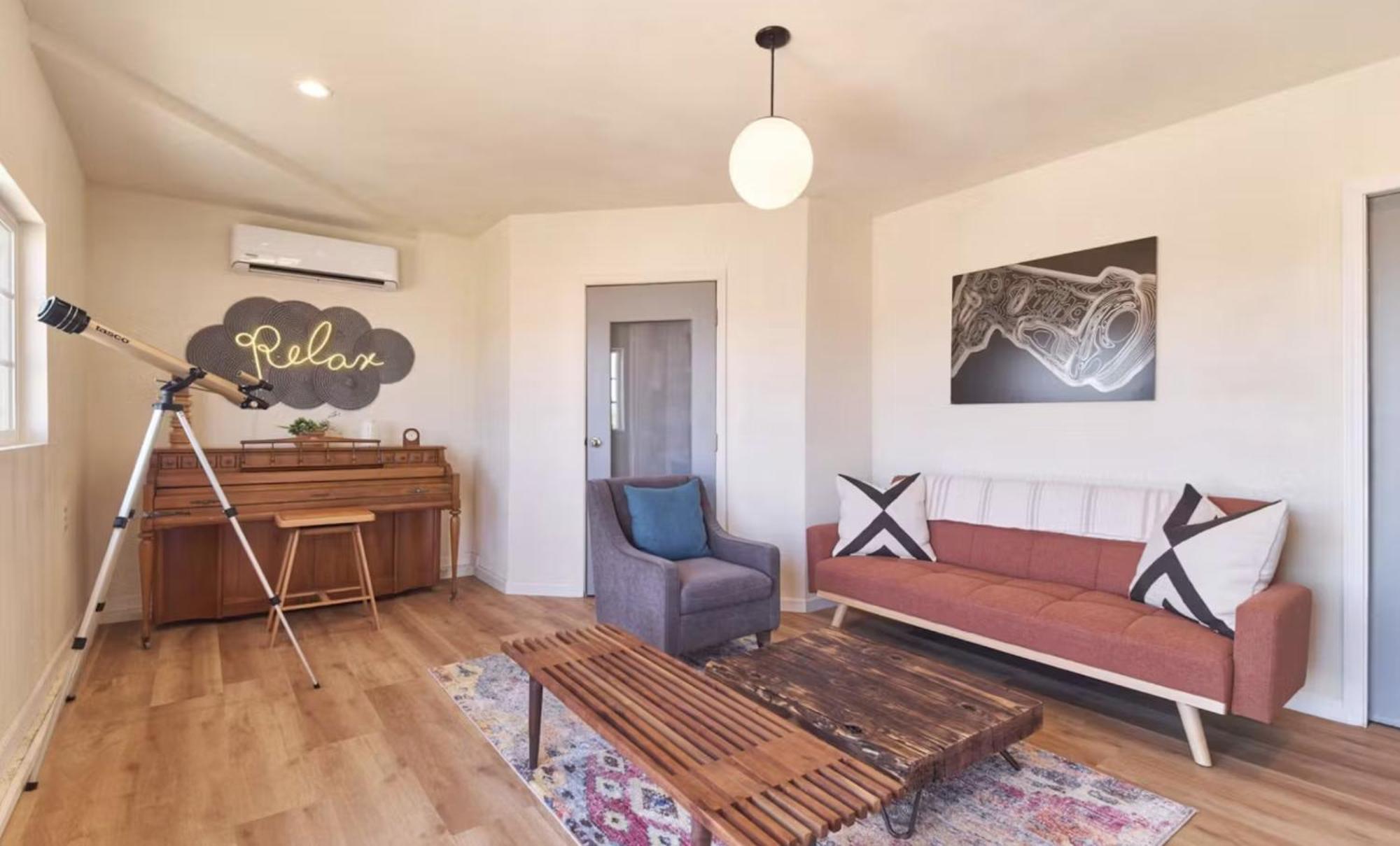 Twin Palms Desert Getaway - Jacuzzi, Fire Pit, Meditation Room & More Joshua Tree Dış mekan fotoğraf