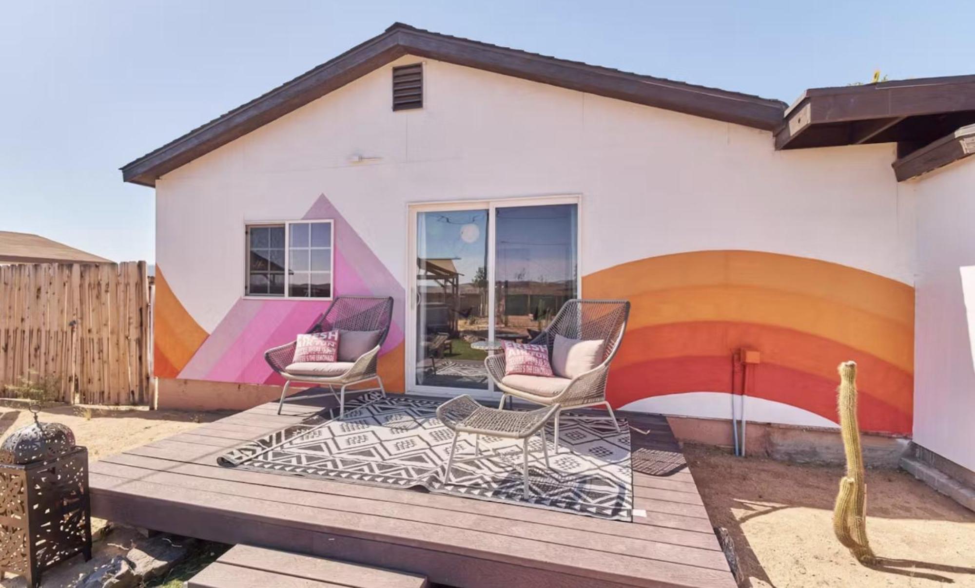 Twin Palms Desert Getaway - Jacuzzi, Fire Pit, Meditation Room & More Joshua Tree Dış mekan fotoğraf