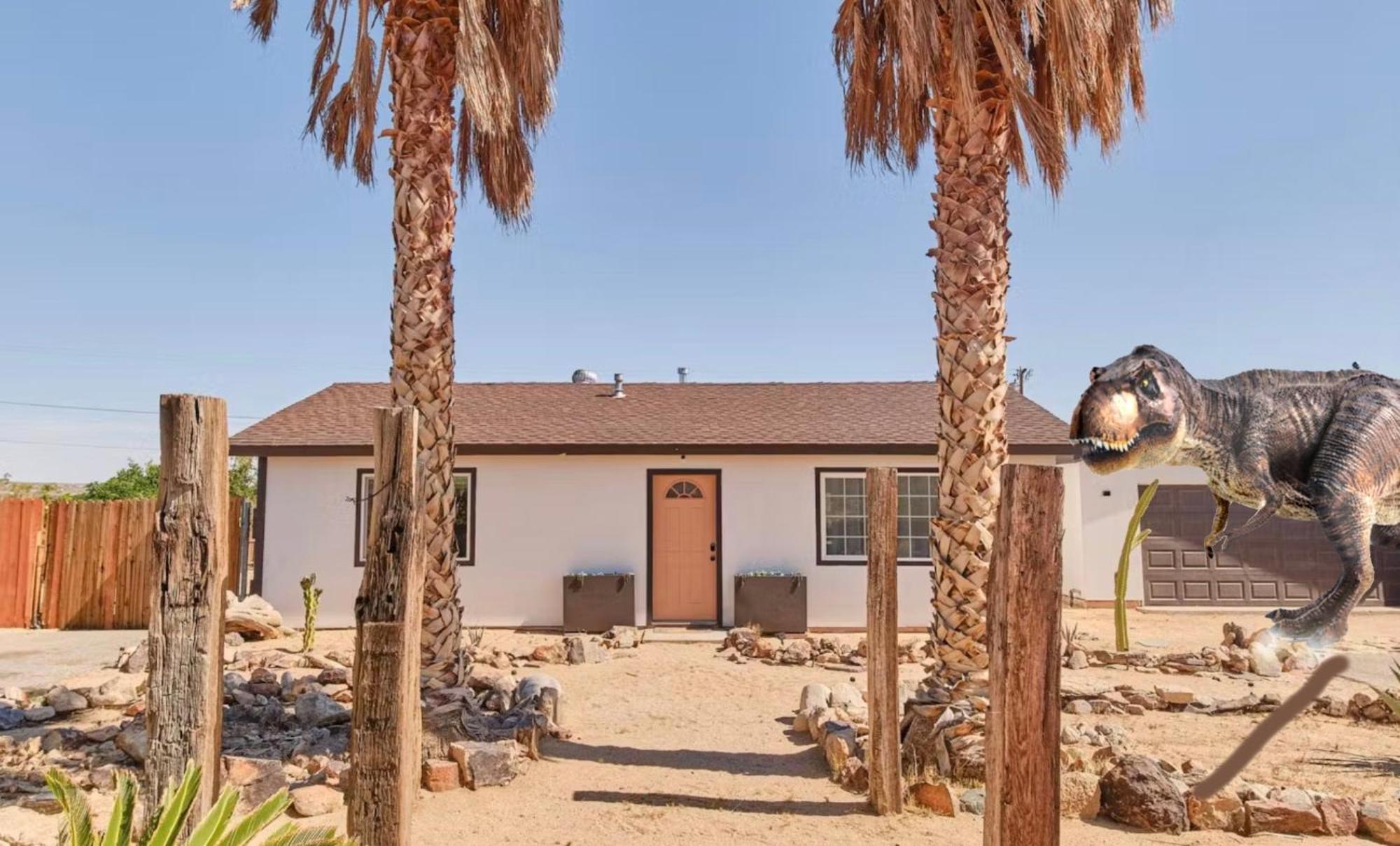 Twin Palms Desert Getaway - Jacuzzi, Fire Pit, Meditation Room & More Joshua Tree Dış mekan fotoğraf